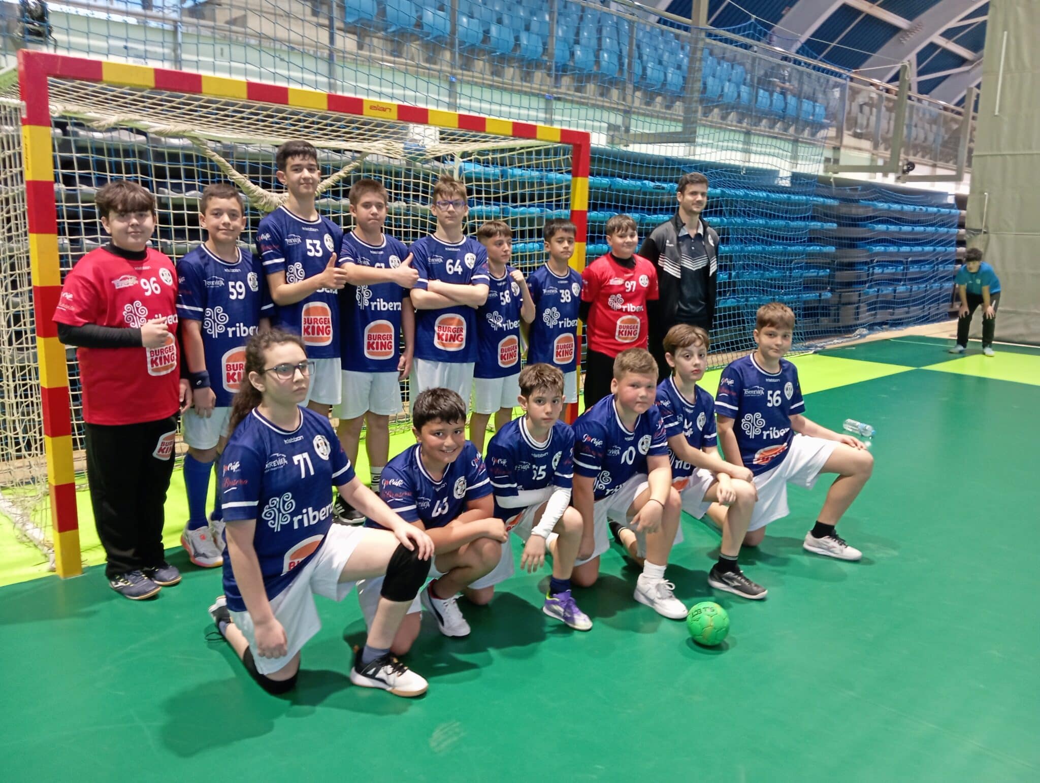 Equipo alevin de balonmano del CBM Mare Nostrum Torrevieja
